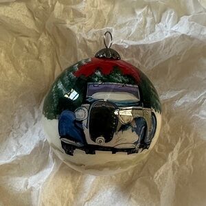 Vintage Car Holiday Ornament